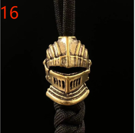 Paracord Brass Figurine Beads