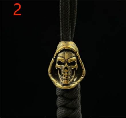 Paracord Brass Figurine Beads