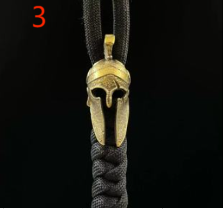 Paracord Brass Figurine Beads