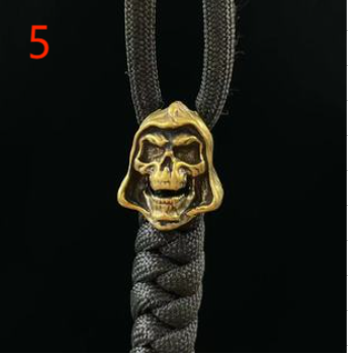 Paracord Brass Figurine Beads