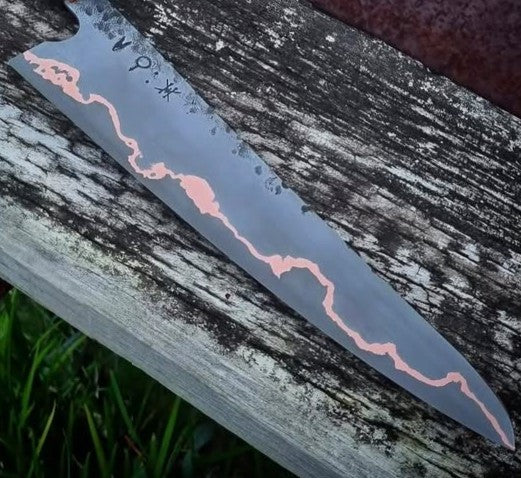 Oblivion Steel 1084 San Mai - (Copper/Nickel/416 Clads)