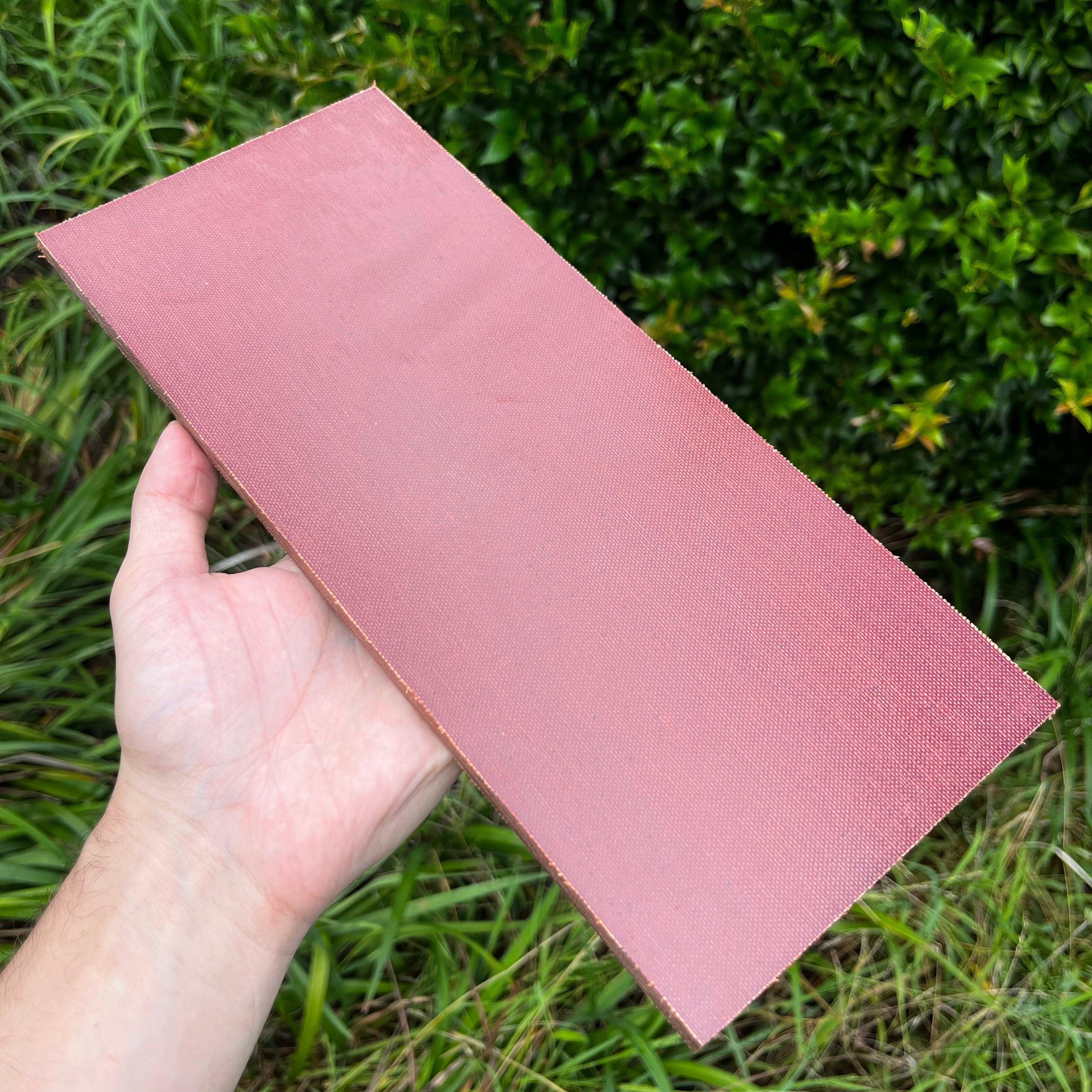 Canvas Micarta 3/8" Sheets & Scales - Fire Red