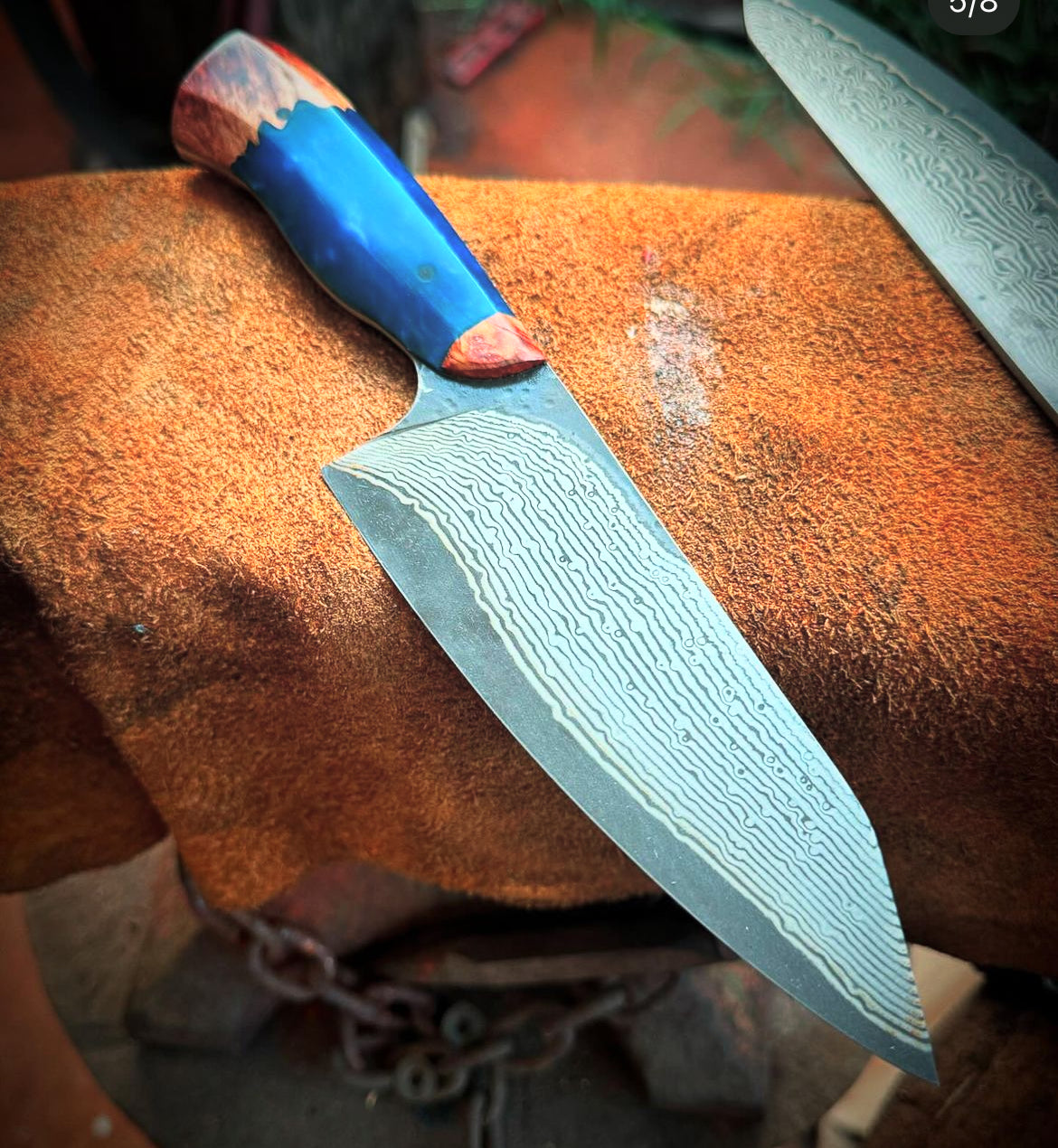 8Cr14Mov Stainless Damascus Clad