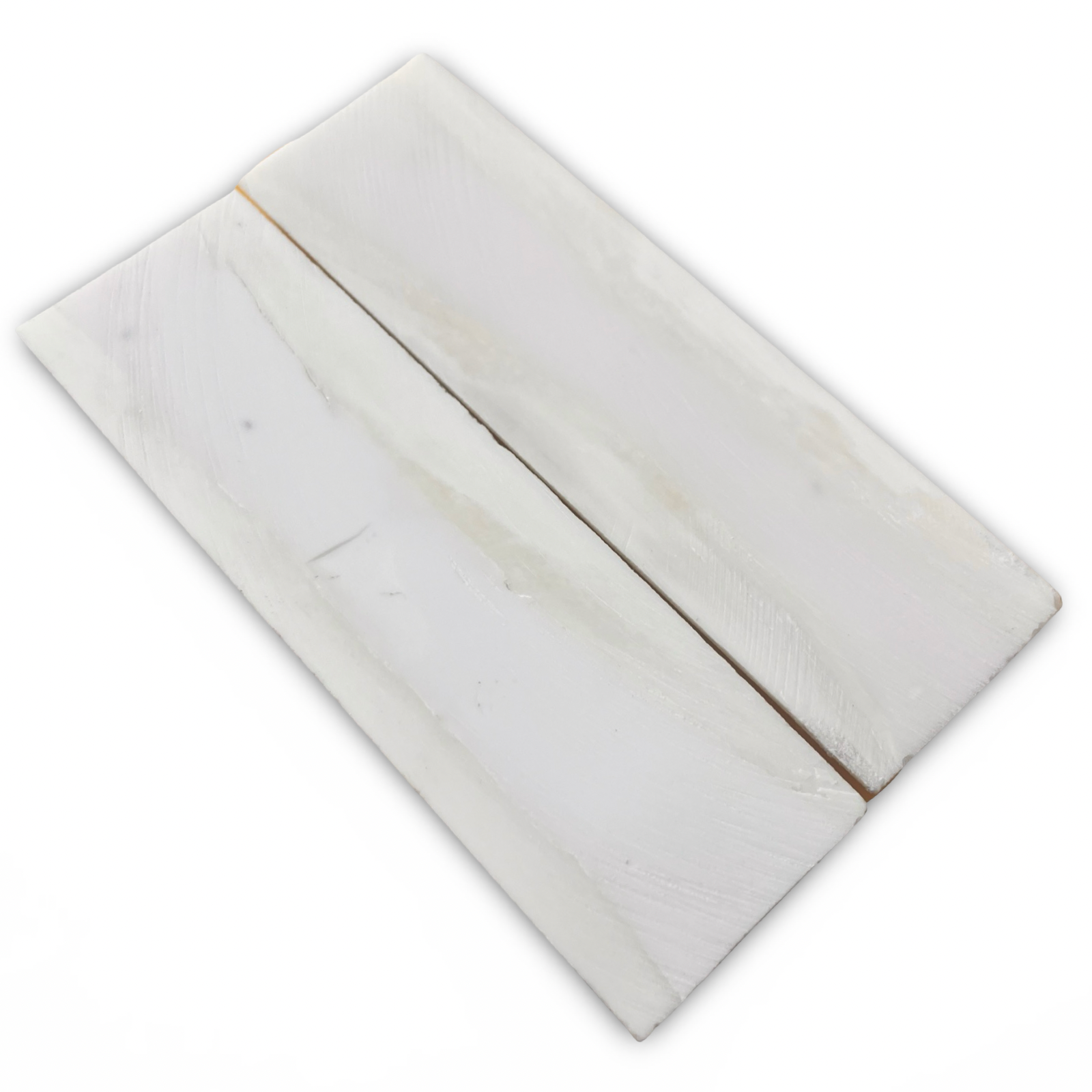Stabilised Camel Bone Scales - White (8x38x127mm)