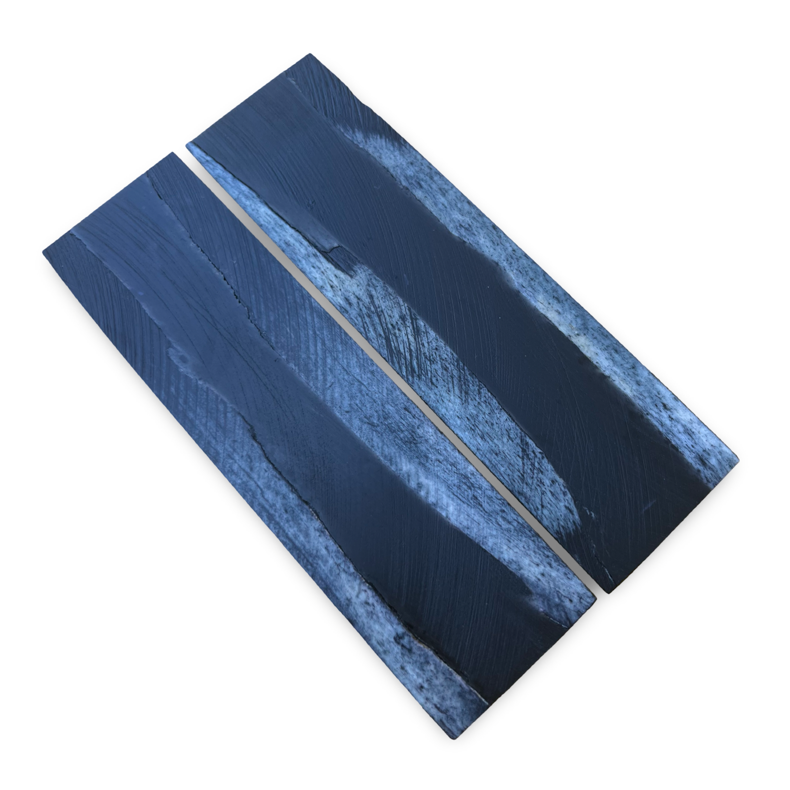 Stabilised Camel Bone Scales - Black (8x38x127mm)