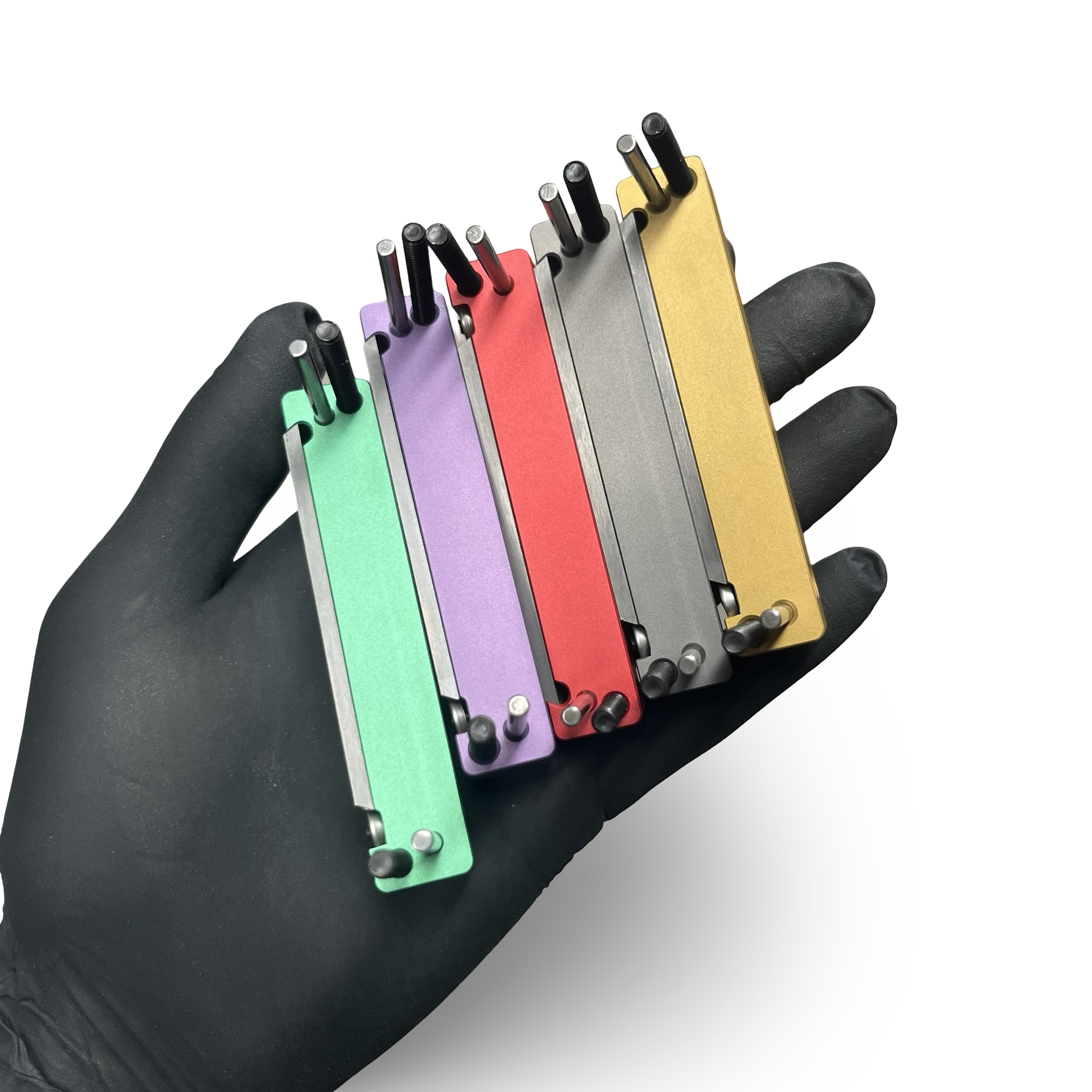 Mini Tungsten Carbide File Guides - Aluminium 64mm