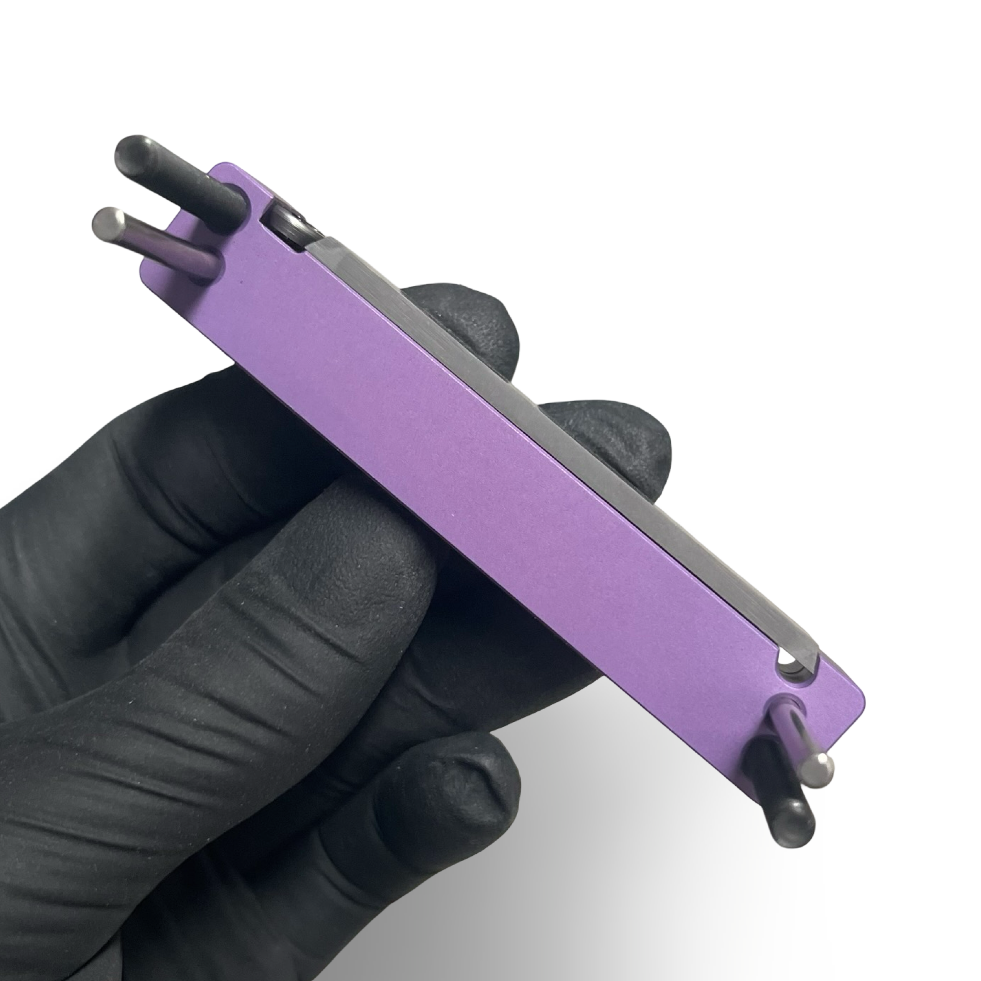 Mini Tungsten Carbide File Guides - Aluminium 64mm