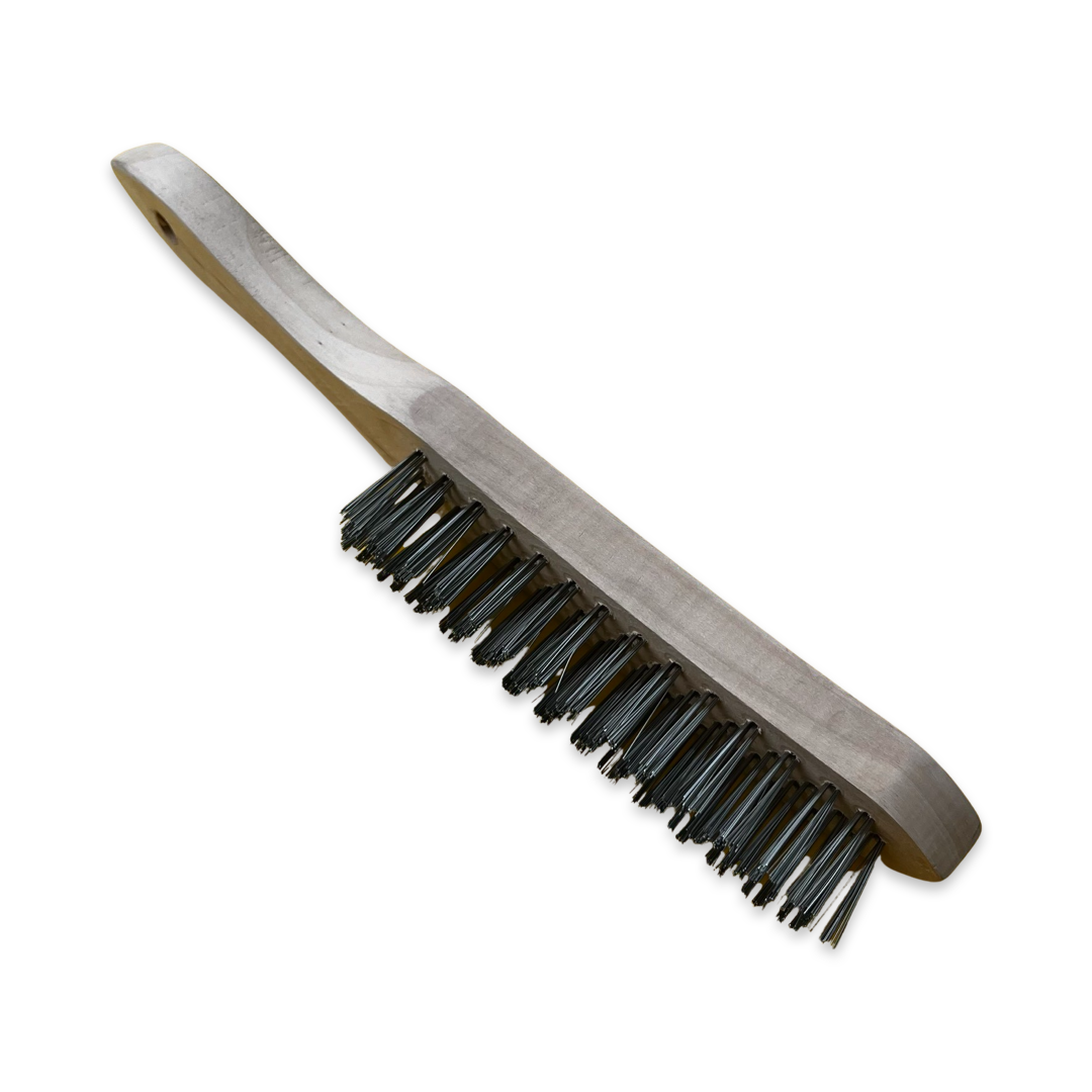 Wooden Handle Wire Brush