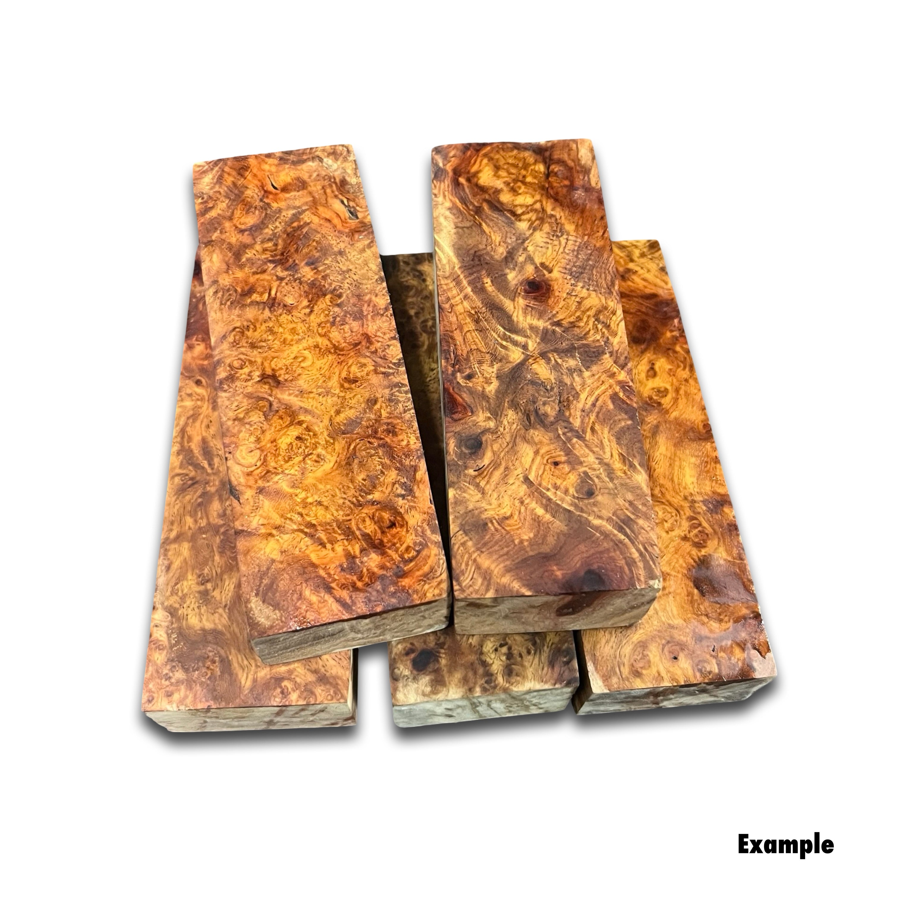 Golden Amboyna Block (30 x 50 x 150mm)