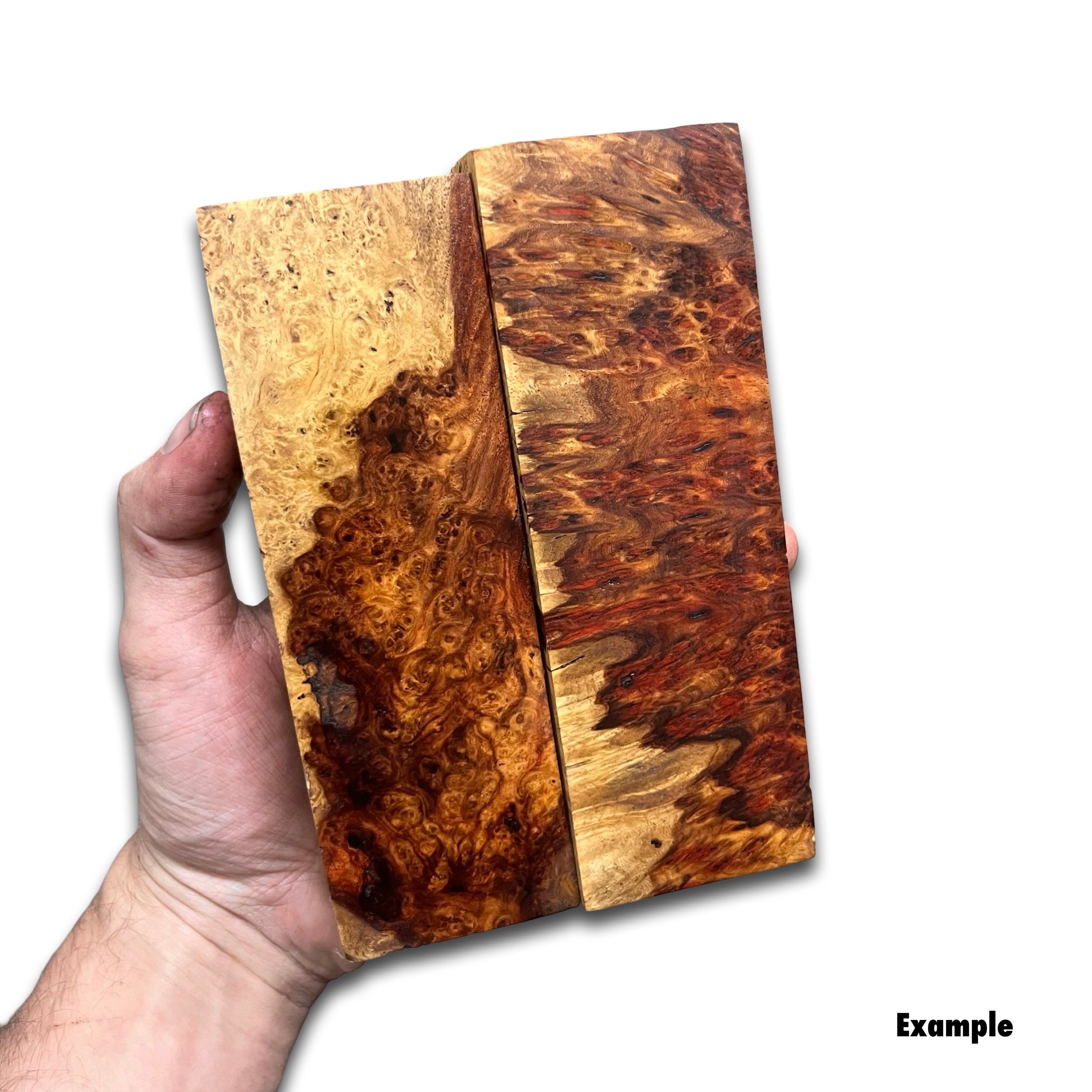 Red Amboyna Wood Block (30 x 50 x 150mm)