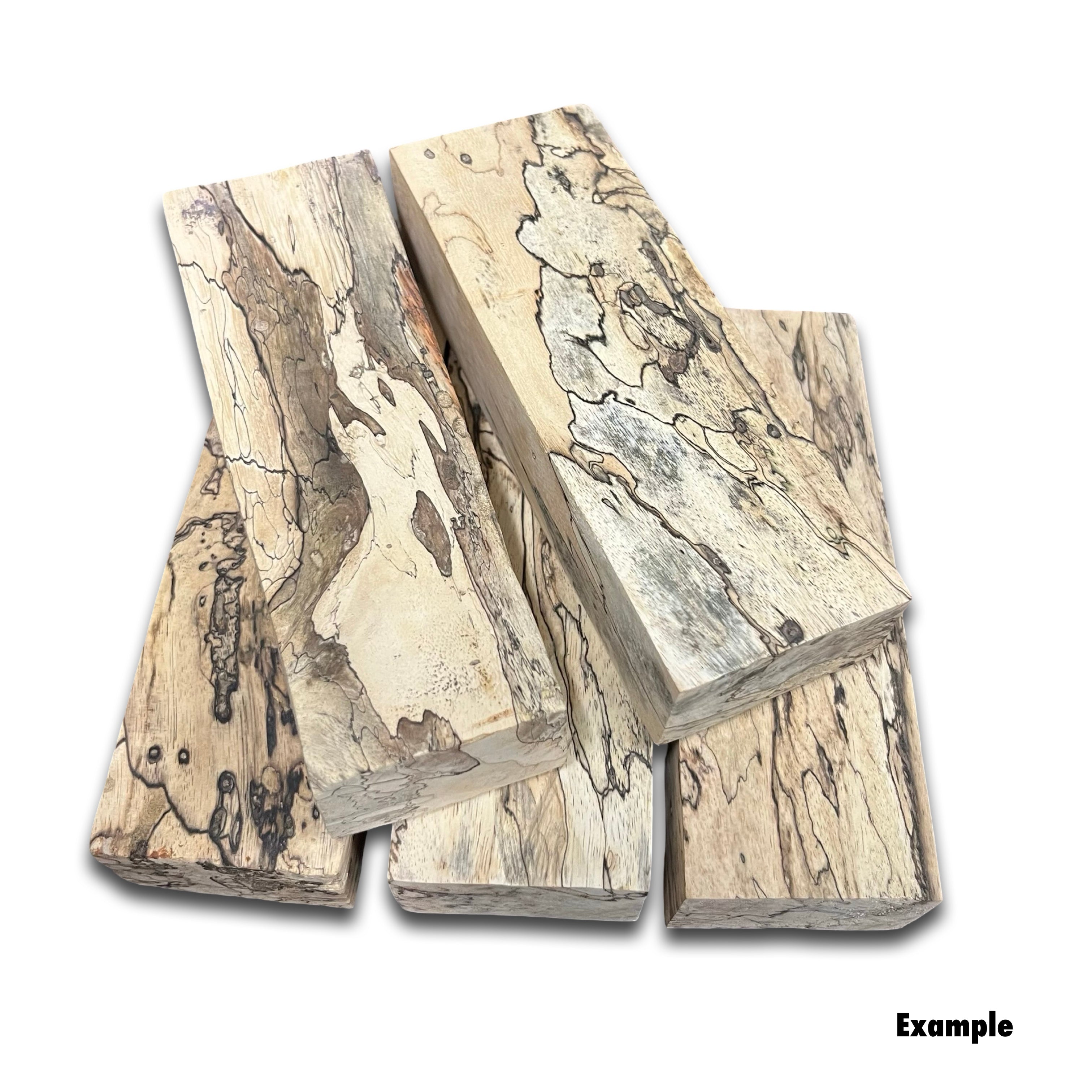 Spalted Tamarind Wood Block (30 x 50 x 150mm)