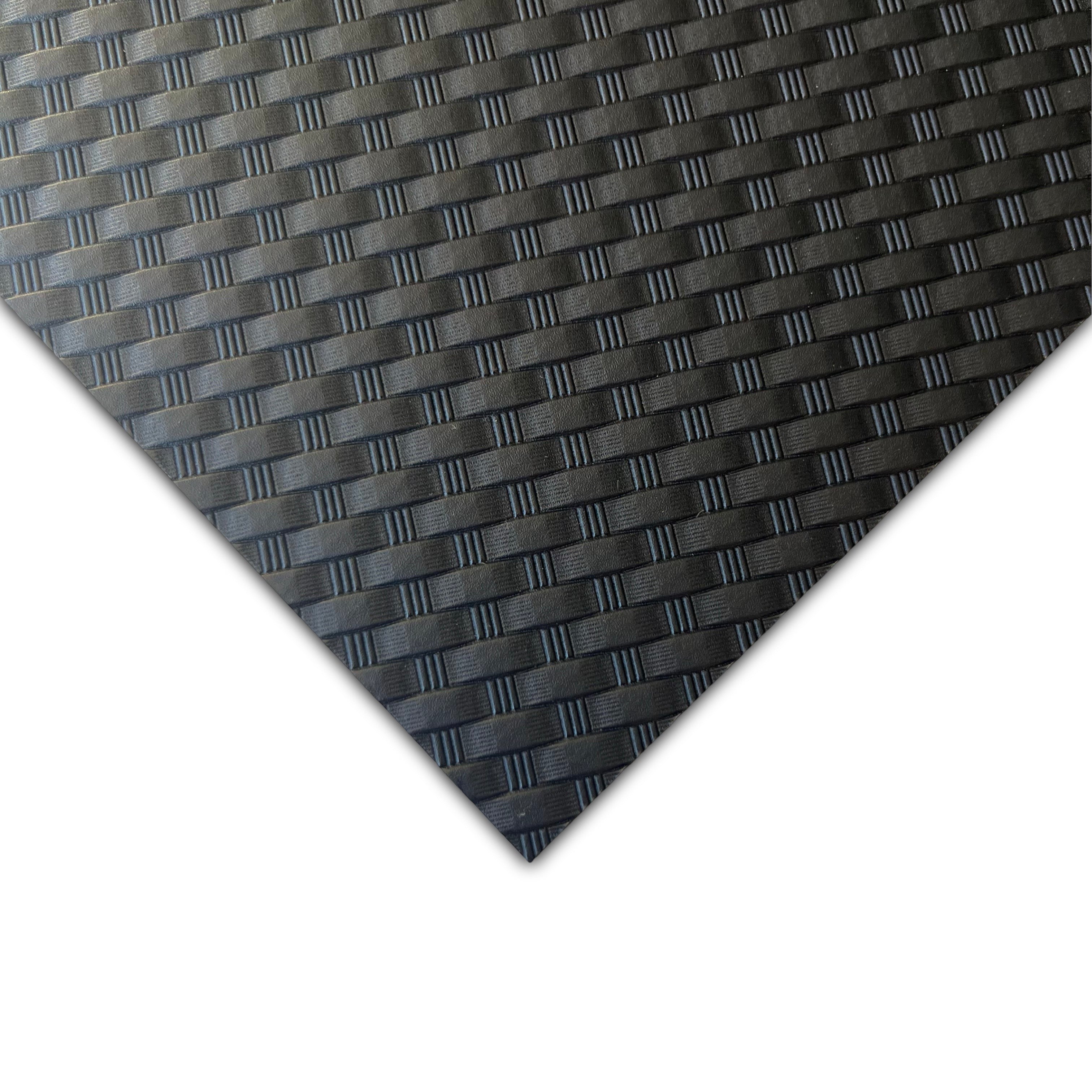 ThermoForm Plastic Black Weave 2mm 2x300x600mm