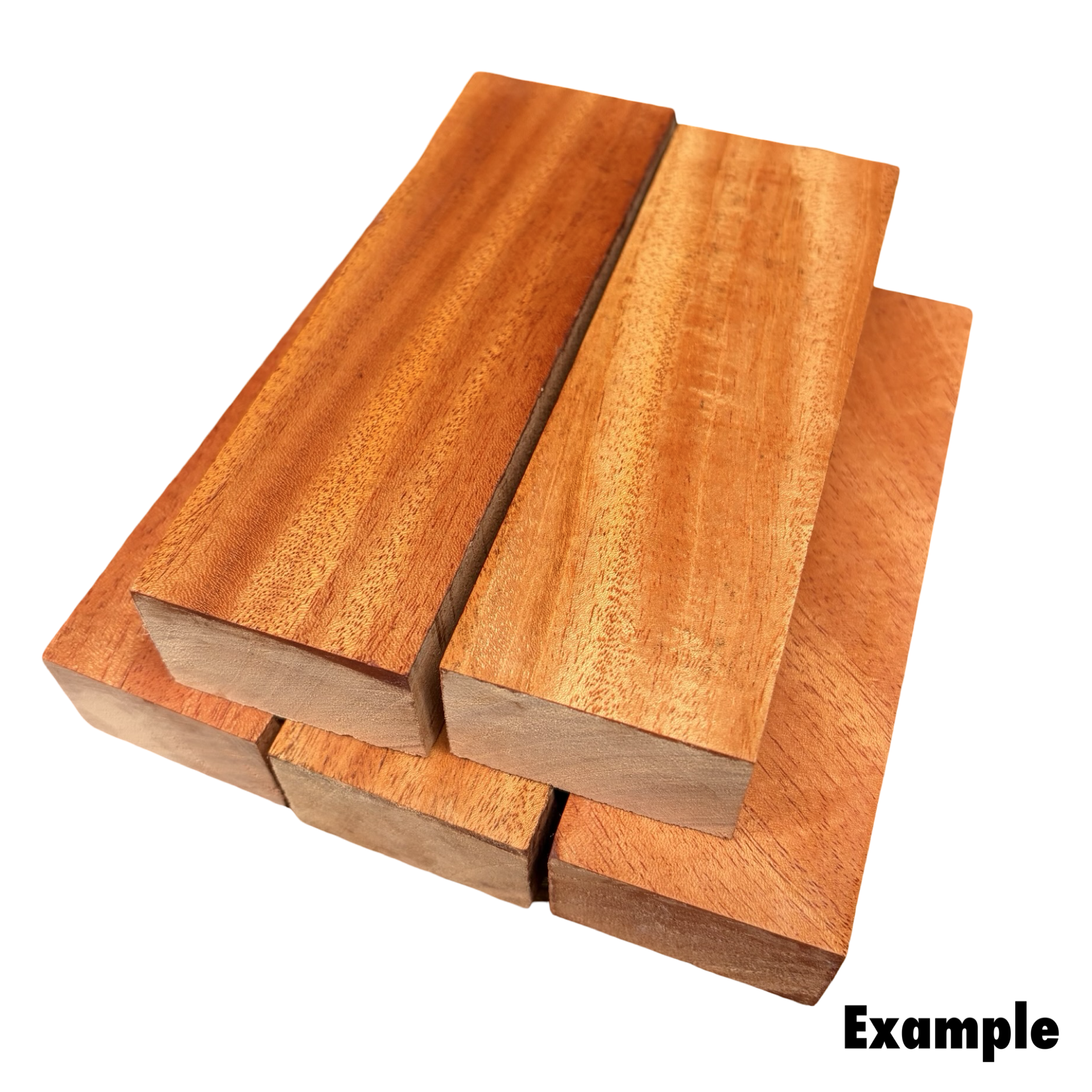 Honduran Mahogany Handle Wood Blocks