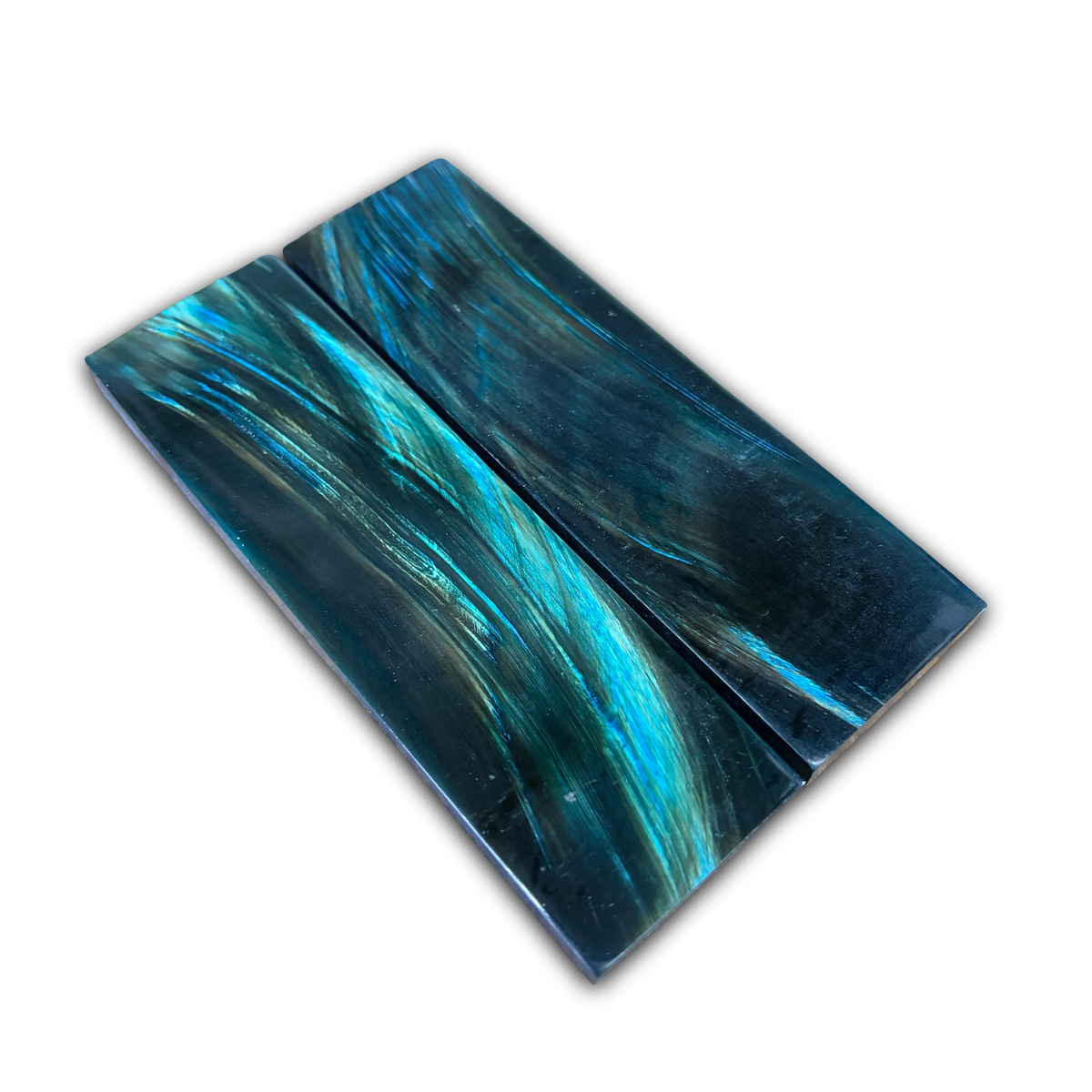Buffalo Horn Scales - Blue