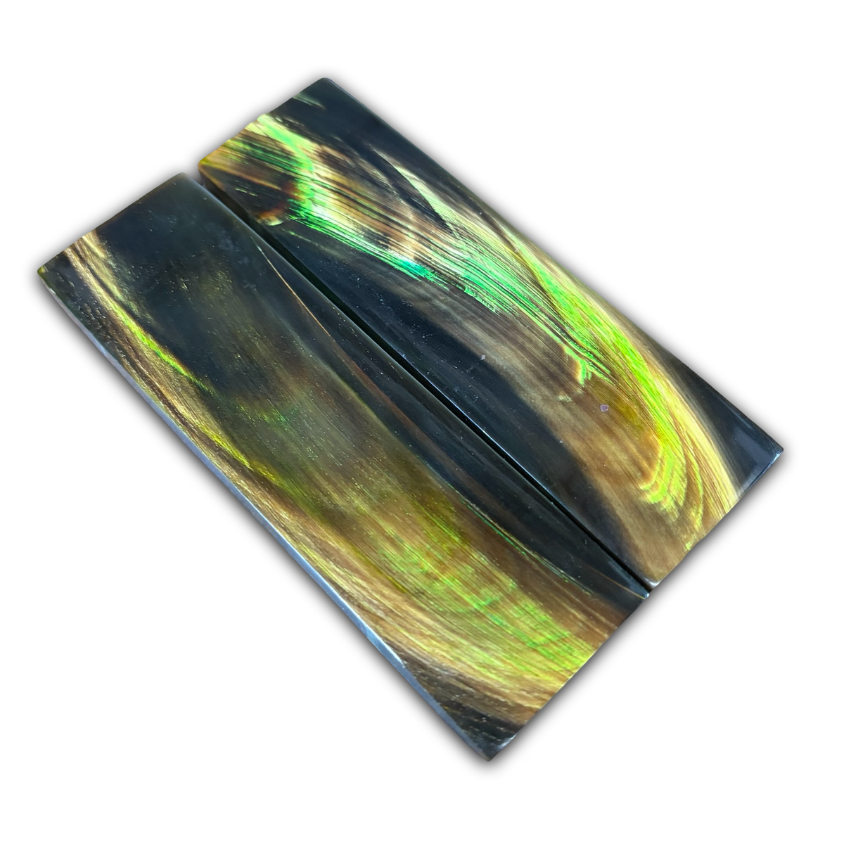 Buffalo Horn Scales - Green