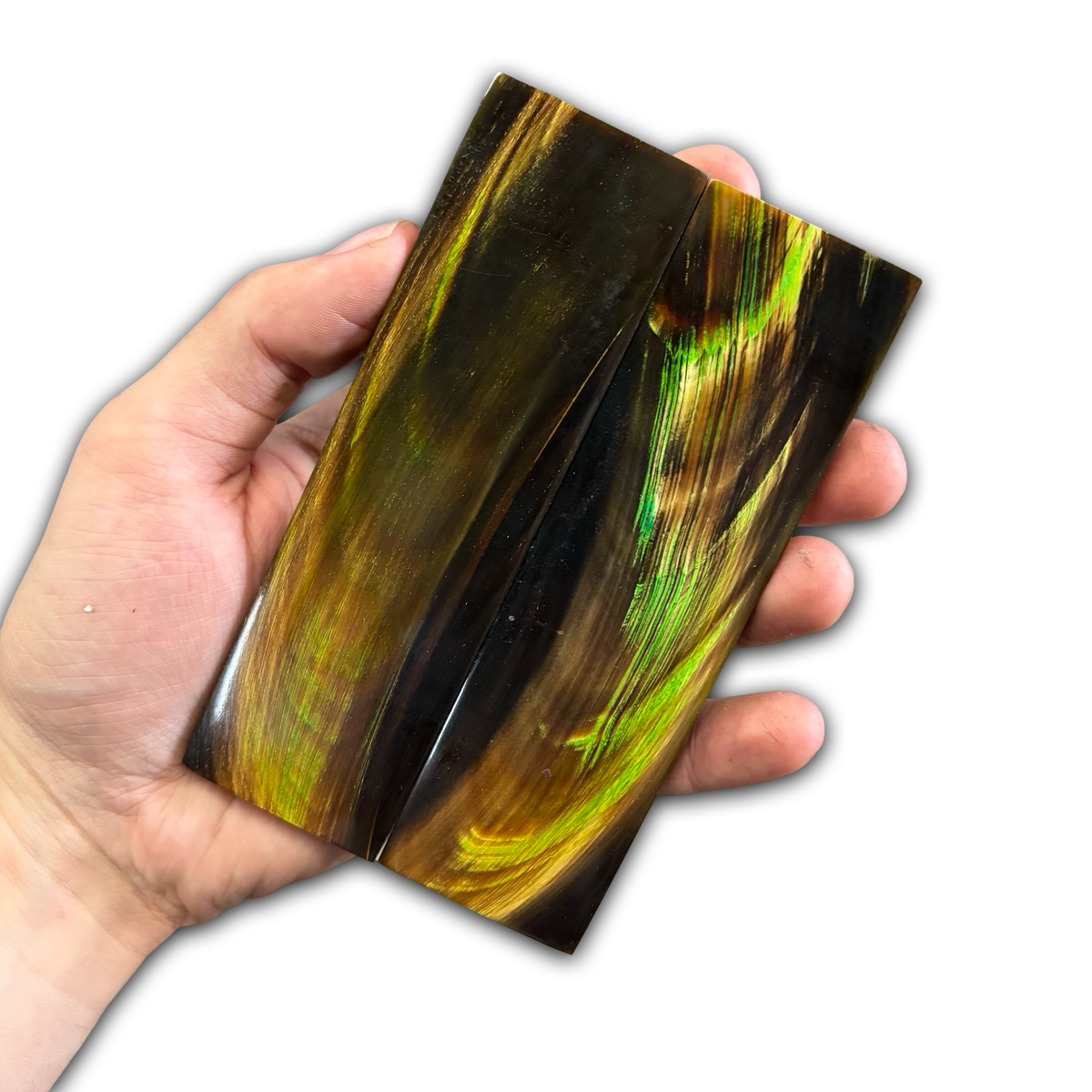 Buffalo Horn Scales - Green