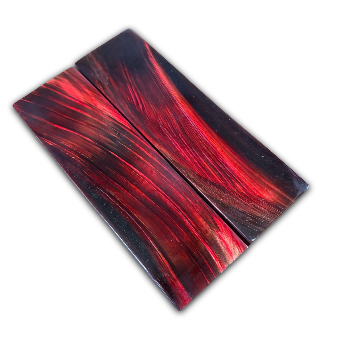 Buffalo Horn Scales - Red
