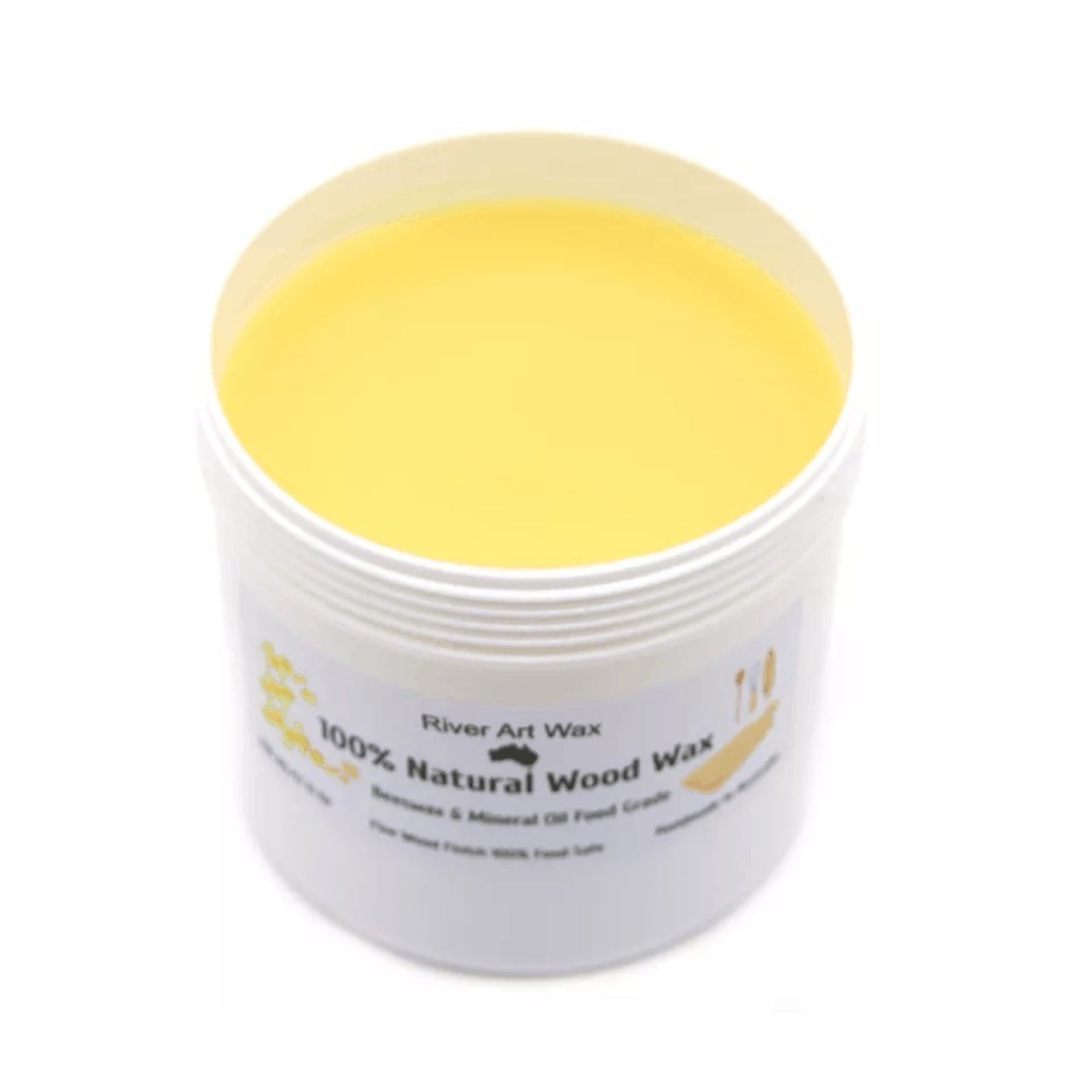 Food-Grade Natural Beeswax Wood Wax Paste - 500ml