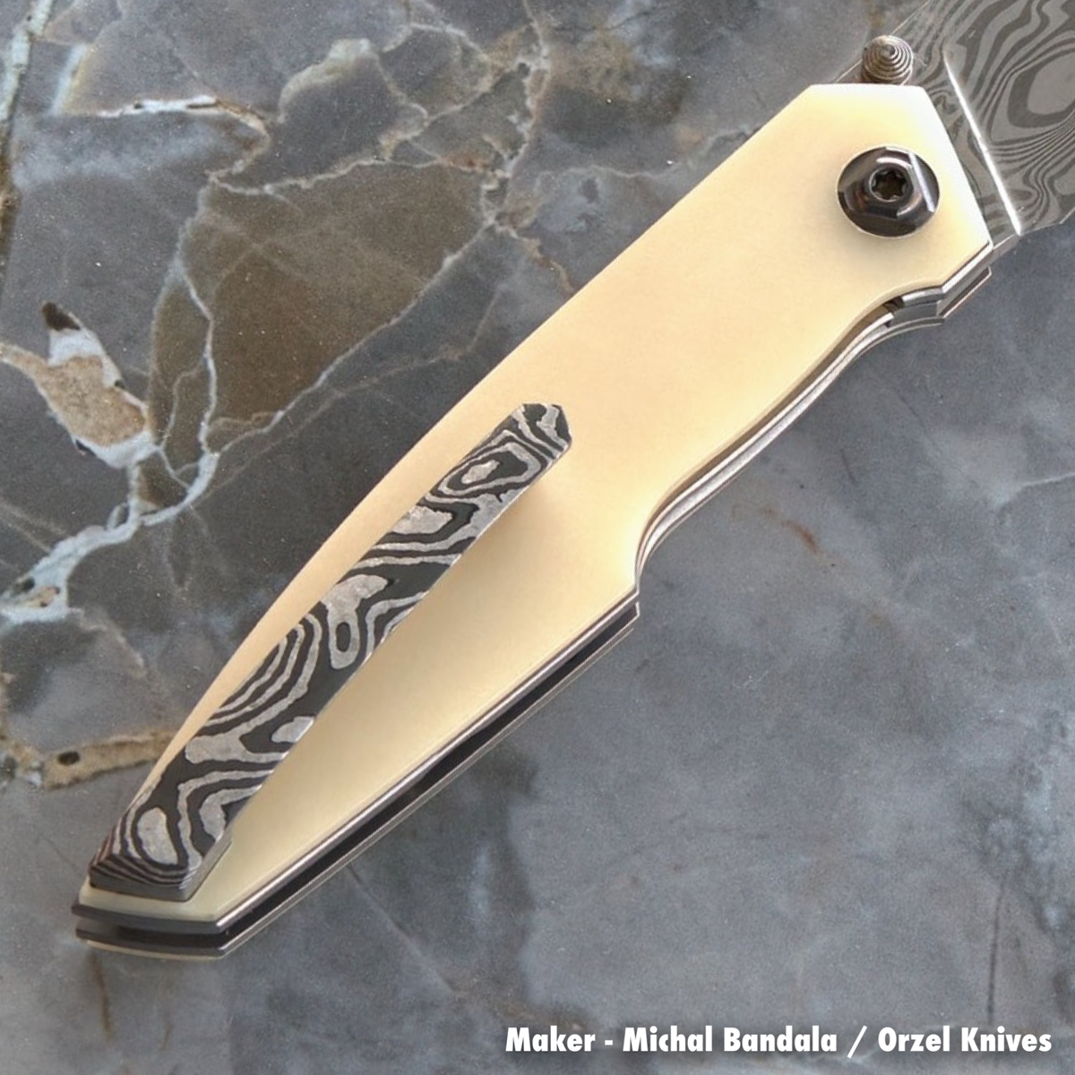 Paper Micarta Sheets & Scales - Aged Bone / Ivory