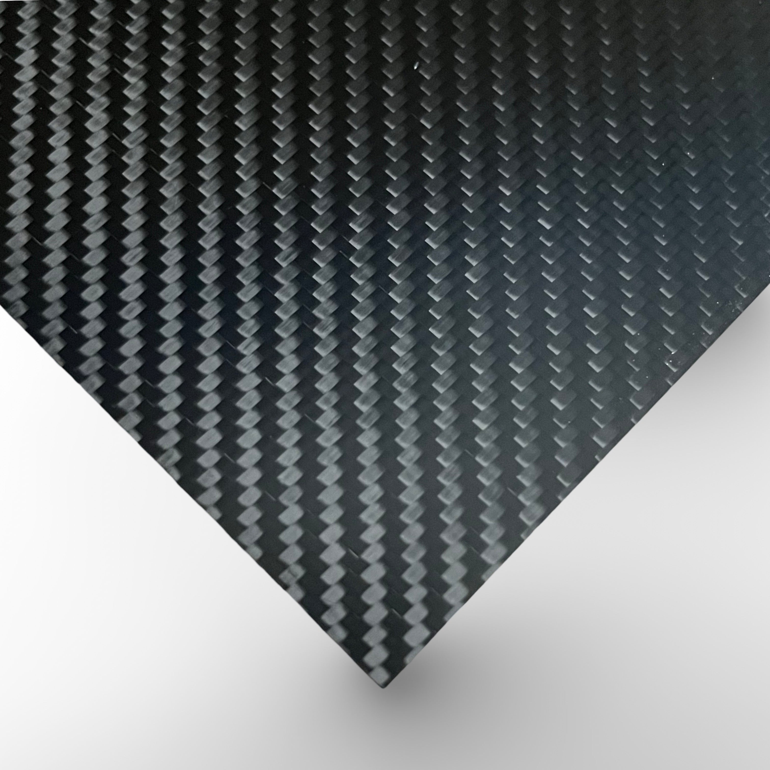 3k Carbon Fiber Twill Matte Black Sheets