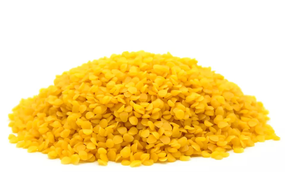 100% Natural Yellow Beeswax Pellets - 1KG