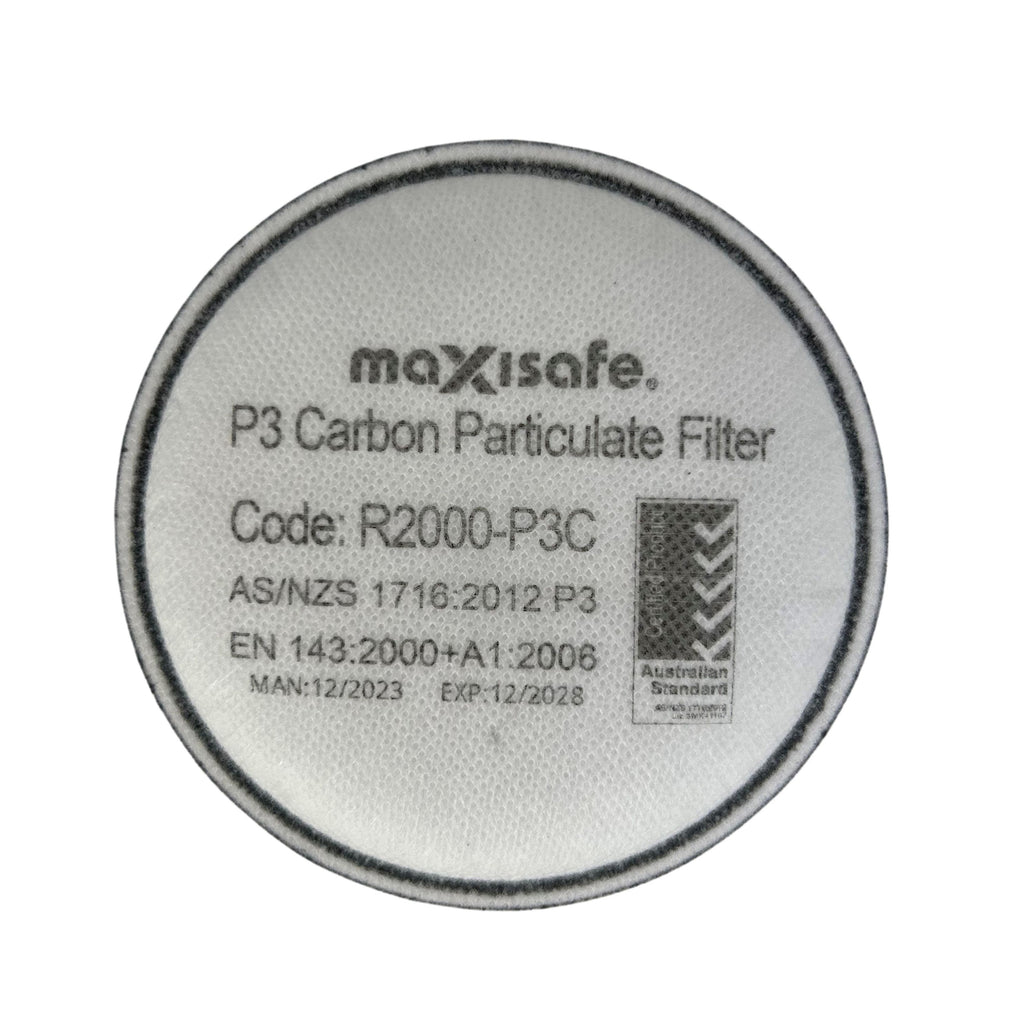 MaxiSafe R2000 P3 Carbon Particulate Filter Pair