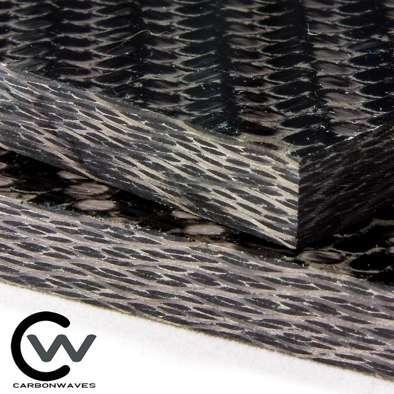 Stainless Steel Layered Metal Carbon Fiber - CarbonWaves