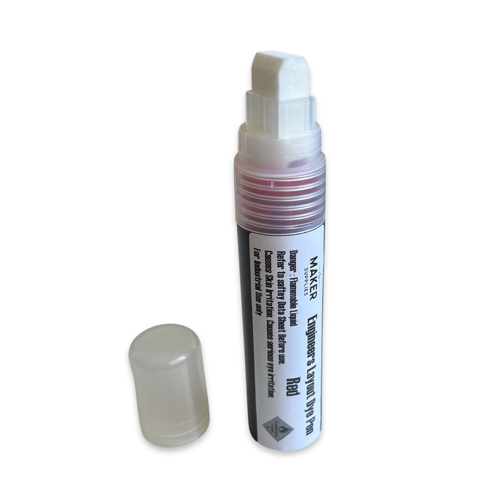 Red Layout Marking Powder Engineers Red Layout Dye Pen & Refills