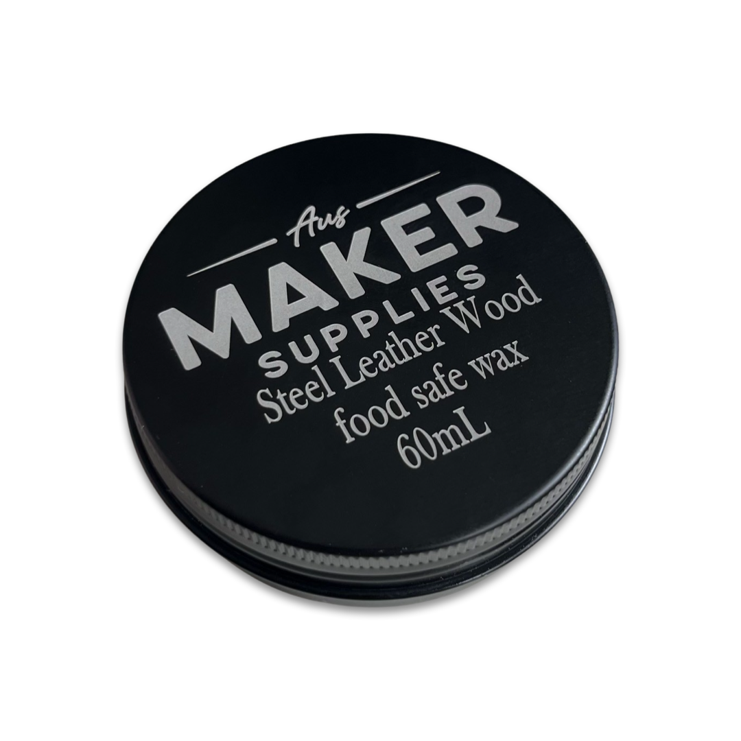 Steel, Leather & Wood Food Safe Wax 60ml