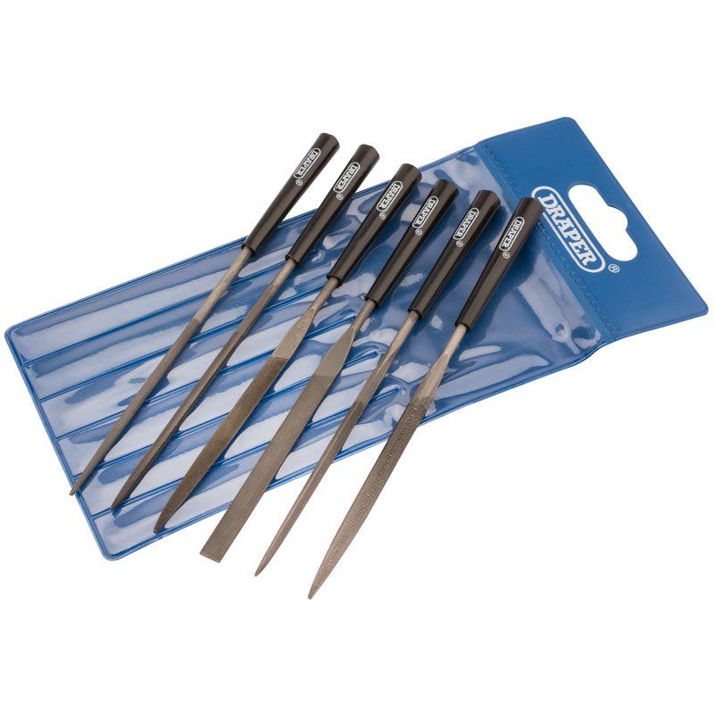 Draper Tools 140mm Needle File Set (6 Piece)