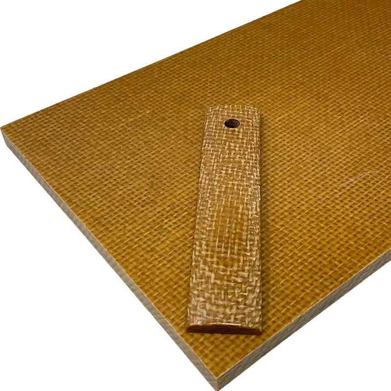 Vibe Composites - Jute Micarta - Castile Mustard Sheets