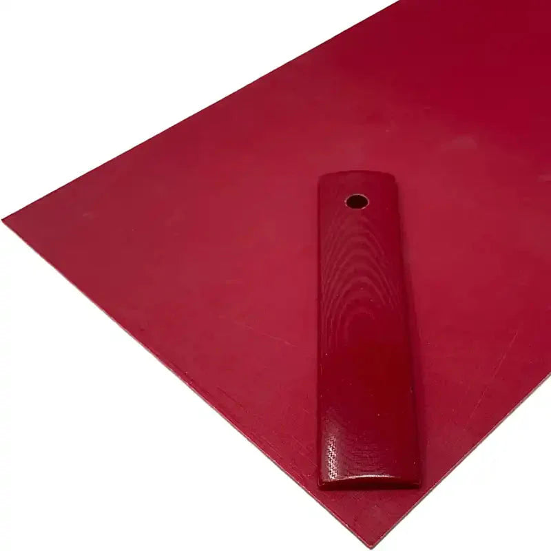 Vibe Composites - Linen Micarta - Ruby Red Sheets