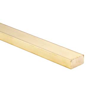 Brass Bars 2.38 - 9.52mm (0.094 - 0.375") x 300mm