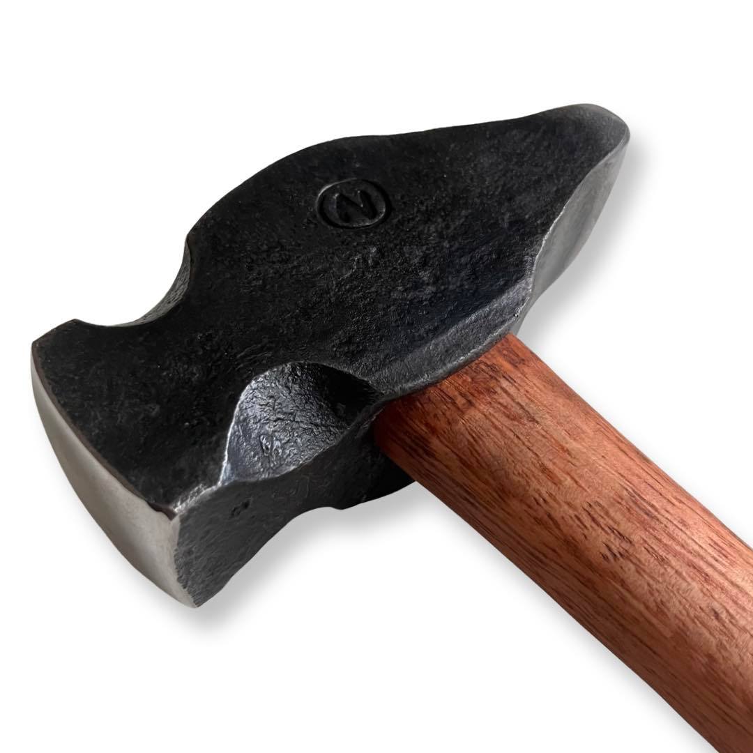 1kg Horizontal Peen Blacksmithing Hammer - Northern Iron Forge