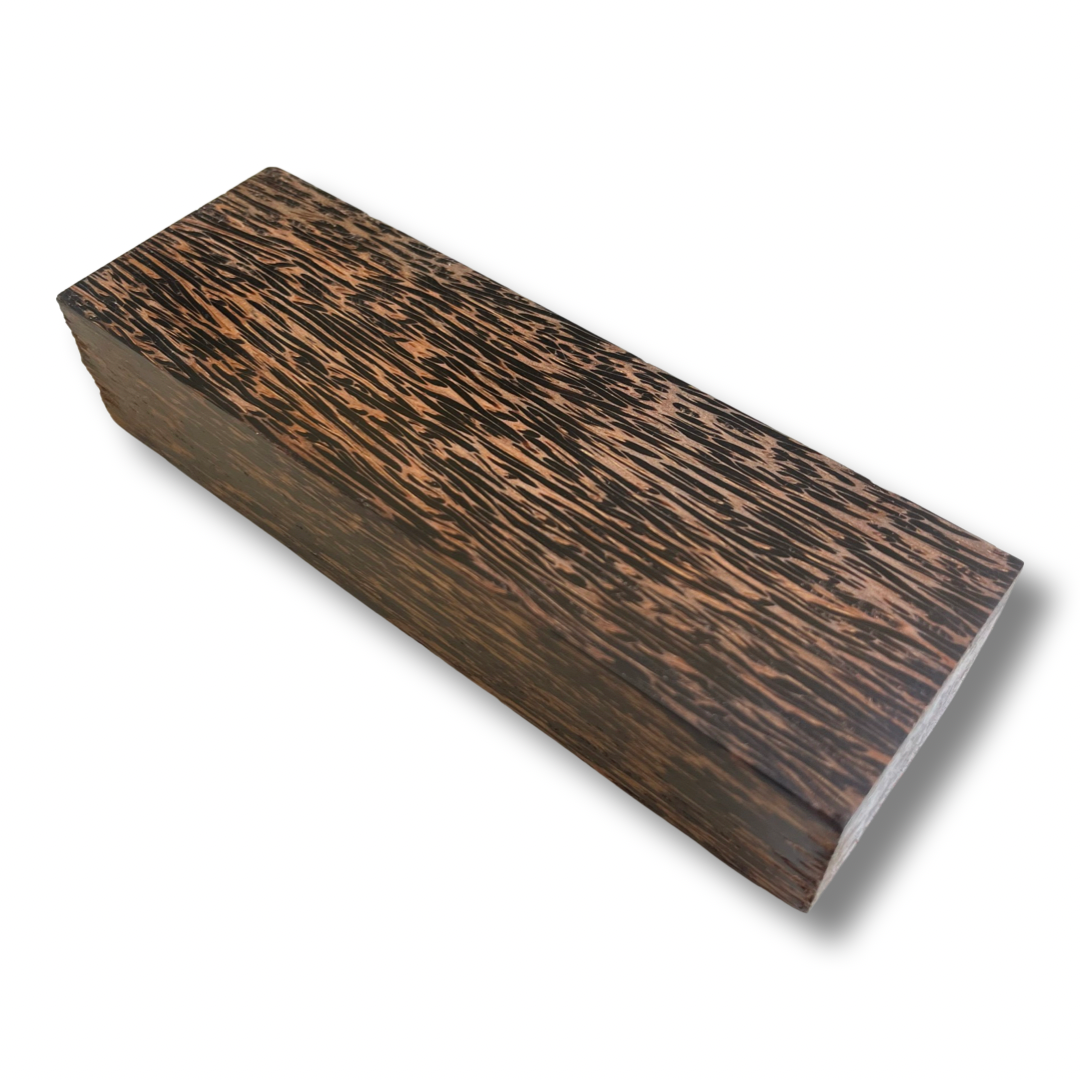 Black Palm Knife Handle Wood Block