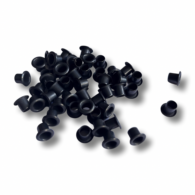 Kydex Eyelet Black Oxide 1/4" 2 , 3 & 4 sheet thickness