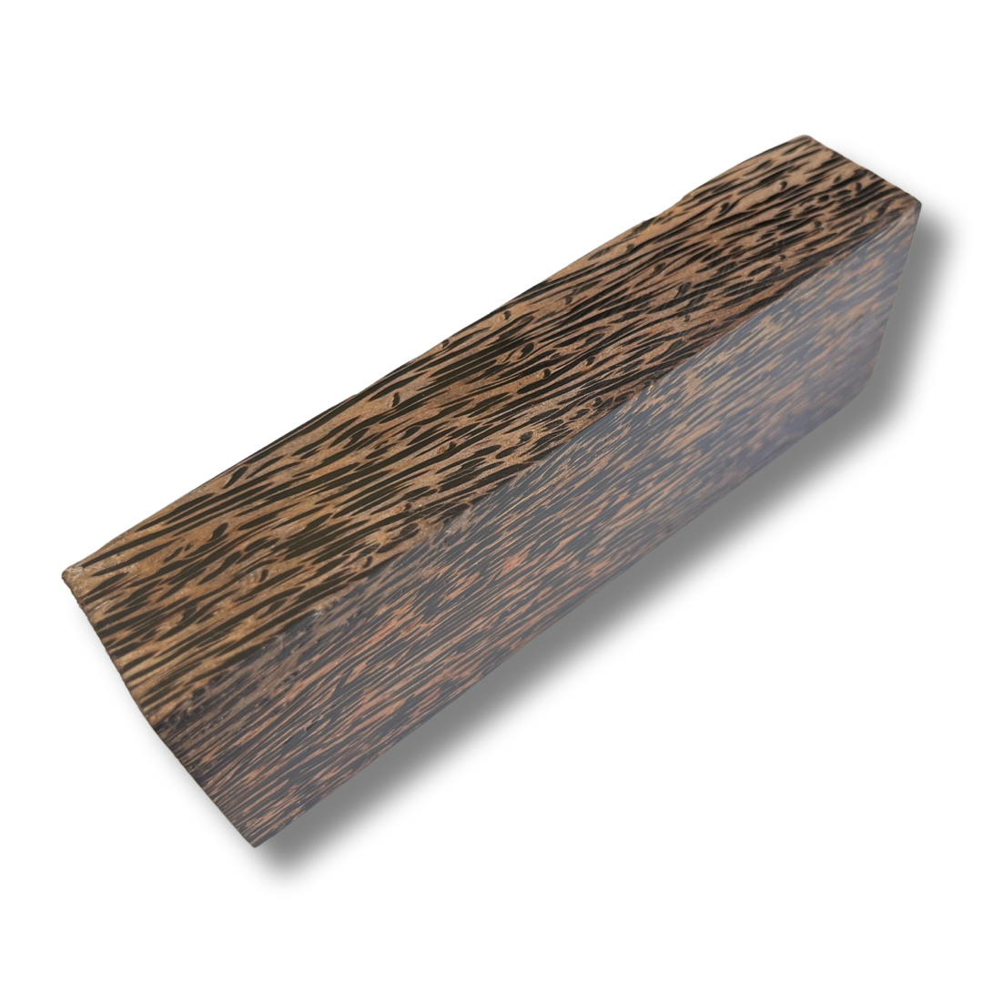 Black Palm Knife Handle Wood Block
